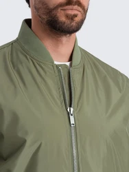 OMBRE Bomberjacke Dunkelgrün/Khaki/Grün