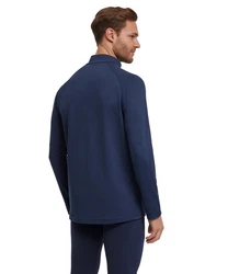 FALKE Langarmshirt Dunkelblau/Gelb/Hellblau/Blau