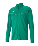PUMA Sweatjacke teamRISE Poly Trainingsjacke Dunkelgrün/Grün/Neonfarben/Türkis