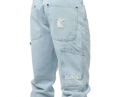 Karl Kani 5-Pocket Hose Retro Tapered Workwear Hellblau/Blau