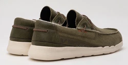 Replay Slip-On Sneaker Mokassin ALCYON NATURE Dunkelgrün/Khaki/Grün