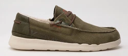 Replay Slip-On Sneaker Mokassin ALCYON NATURE Dunkelgrün/Khaki/Grün