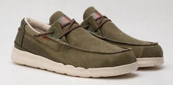 Replay Slip-On Sneaker Mokassin ALCYON NATURE Dunkelgrün/Khaki/Grün