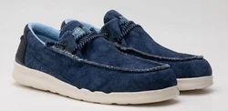 Replay Slip-On Sneaker Mokassin ALCYON NATURE Blau/Dunkelblau/Hellblau