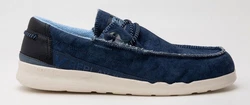 Replay Slip-On Sneaker Mokassin ALCYON NATURE Blau/Dunkelblau/Hellblau