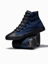 OMBRE Herren-Turnschuhe Sneaker Dunkelblau/Blau