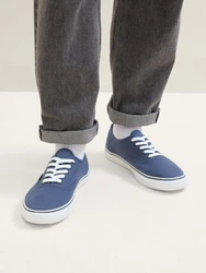 TOM TAILOR Denim Basic Sneaker Dunkelblau/Blau/Hellblau