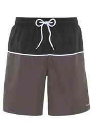 Badeshorts mit kontrastfarbigen Details