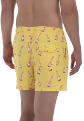 Just Like You Badeshorts für Herren Gelb/Creme