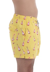 Just Like You Badeshorts für Herren Gelb/Creme