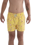 Just Like You Badeshorts für Herren Gelb/Creme