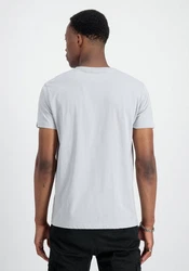 Alpha Industries T-Shirt Alpha Label T Weiß/Gelb/Creme/Grau/Silber/Rot