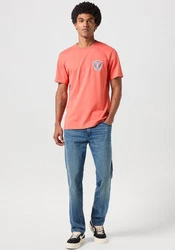 Wrangler T-Shirt AMERICANA Orange/Rot