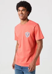 Wrangler T-Shirt AMERICANA Orange/Rot
