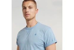 G-STAR T-Shirt 'Nifous' Hellblau/Blau/Grau