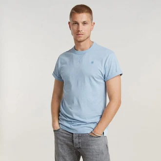 G-STAR T-Shirt 'Nifous' Hellblau/Blau/Grau