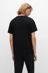 HUGO Rundhalsshirt Linked T-Shirt mit Hugo Logo-Schriftzug 