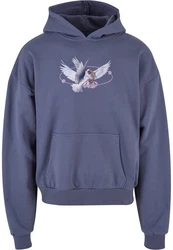Upscale by Mister Tee Kapuzensweatshirt Vive La Liberte Oversize Hoody Blau/Grau/Dunkelblau/Lila