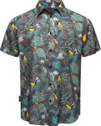 Ragwear Herren Hemd Omerro Dunkelgrün/Grün/Blau