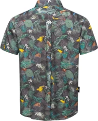 Ragwear Herren Hemd Omerro Dunkelgrün/Grün/Blau
