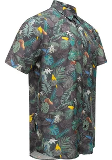 Ragwear Herren Hemd Omerro Dunkelgrün/Grün/Blau