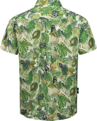 Ragwear Herren Hemd Omerro Grün/Dunkelgrün/Türkis
