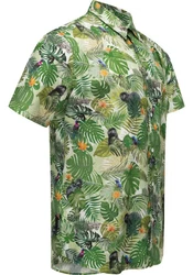 Ragwear Herren Hemd Omerro Grün/Dunkelgrün/Türkis