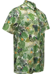 Hawaiihemd Omerro Sommerliches Herren Hemd mit hawaiianischem Print