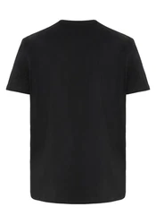 Chiemsee Print-Shirt T-Shirt mit Jumper-Logo Schwarz/Rosa