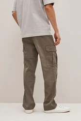 Next Cargohose Straight Fit Khaki