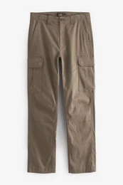 Cargohose Cargo-Hose aus Baumwollstretch Straight Fit (1-tlg)