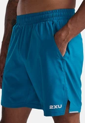 2xU Laufshorts Aero Blau/Hellblau/Pastell/Türkis