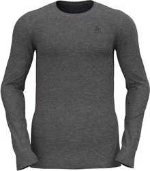 Odlo Longsleeve Active Warm Eco Baselayer Top Crew Neck stahlgrau melange (10183)