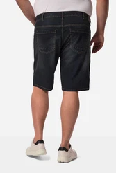 John F. Gee Jeansbermuda 5-Pocket Schwarz/Blau/Dunkelblau/Dunkelgrau