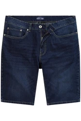 John F. Gee Jeansbermuda 5-Pocket Schwarz/Blau/Dunkelblau/Dunkelgrau