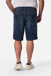 John F. Gee Jeansbermuda 5-Pocket Dunkelblau/Blau