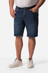 John F. Gee Jeansbermuda 5-Pocket Dunkelblau/Blau