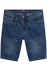 John F. Gee Jeansbermuda 5-Pocket Dunkelblau/Blau