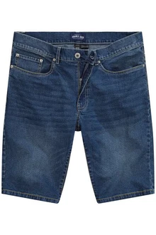 John F. Gee Jeansbermuda 5-Pocket Dunkelblau/Blau