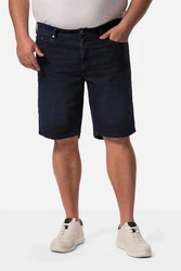 John F. Gee Jeansbermuda 5-Pocket Dunkelblau/Blau