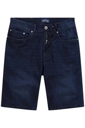 John F. Gee Jeansbermuda 5-Pocket Dunkelblau/Blau