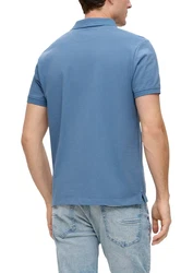 s.Oliver Poloshirt Basic Blau/Grau/Hellblau