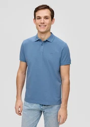 s.Oliver Poloshirt Basic Blau/Grau/Hellblau