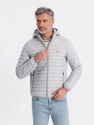OMBRE Steppjacke für Männer Grau
