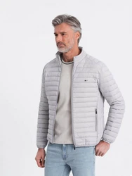 OMBRE Steppjacke für Männer Grau