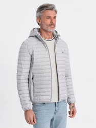 OMBRE Steppjacke für Männer Grau