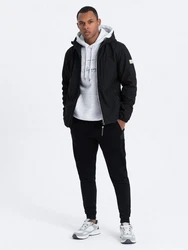 OMBRE Softshelljacke Herrenjacke SOFTSHELL Schwarz