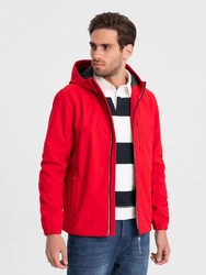 OMBRE Softshelljacke Herrenjacke SOFTSHELL Rot