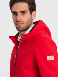 OMBRE Softshelljacke Herrenjacke SOFTSHELL Rot