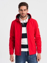 OMBRE Softshelljacke Herrenjacke SOFTSHELL Rot